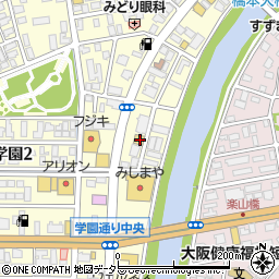 島根県松江市学園2丁目33-6周辺の地図