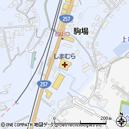 ファッションセンターしまむら中津川店周辺の地図