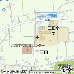 神奈川県厚木市三田477周辺の地図