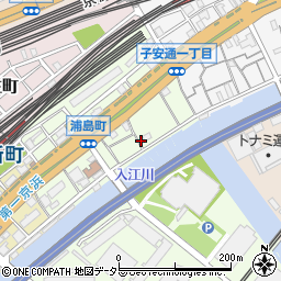 横浜屋形船ピア・フォー周辺の地図