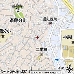神奈川県横浜市神奈川区二本榎26-4周辺の地図