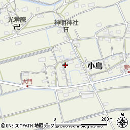揖斐川町役場　溝尻公民館周辺の地図