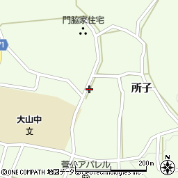 鳥取県西伯郡大山町所子215周辺の地図