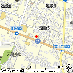 ネッツトヨタ福井小浜店周辺の地図