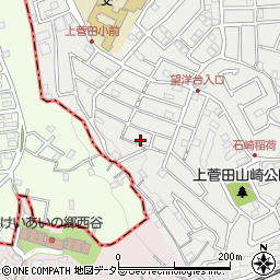 神奈川県横浜市保土ケ谷区上菅田町105-37周辺の地図