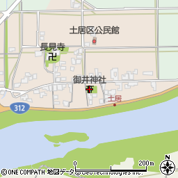 御井神社周辺の地図