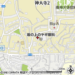 Ｓアミーユ横浜神大寺周辺の地図