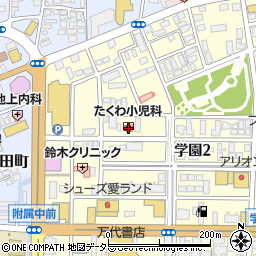 島根県松江市学園2丁目6-27周辺の地図