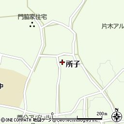 鳥取県西伯郡大山町所子205周辺の地図