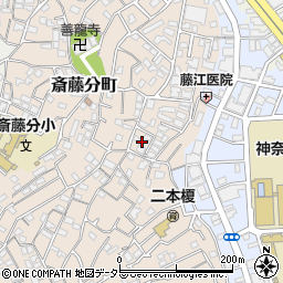 神奈川県横浜市神奈川区二本榎25周辺の地図