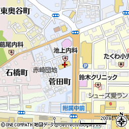 ゲオ松江菅田店周辺の地図