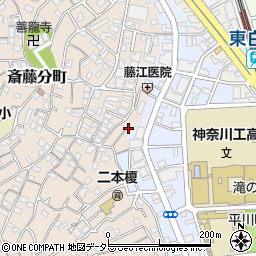 神奈川県横浜市神奈川区二本榎28-9周辺の地図
