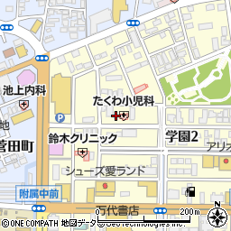 島根県松江市学園2丁目6-7周辺の地図