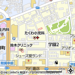 島根県松江市学園2丁目6周辺の地図