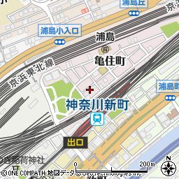 クレセント横浜周辺の地図