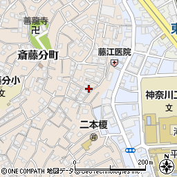 神奈川県横浜市神奈川区二本榎26-6周辺の地図