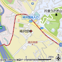 峰沢団地３号棟周辺の地図