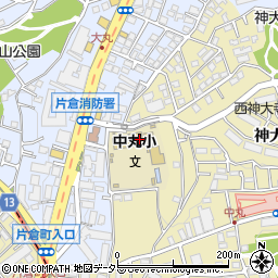 横浜市立中丸小学校　はまっ子ふれあいスクール放課後キッズクラブ周辺の地図