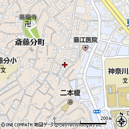神奈川県横浜市神奈川区二本榎26-7周辺の地図