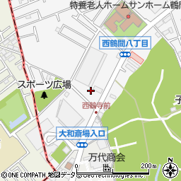 株式会社鈴機商事　大和営業所周辺の地図