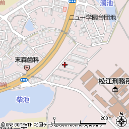 松江刑務所周辺の地図