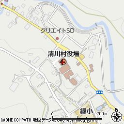 神奈川県愛甲郡清川村周辺の地図