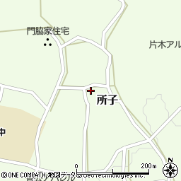 鳥取県西伯郡大山町所子210周辺の地図