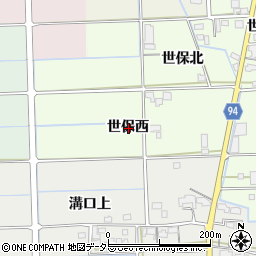 岐阜県岐阜市世保西周辺の地図