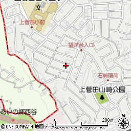 神奈川県横浜市保土ケ谷区上菅田町105-19周辺の地図