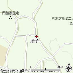 鳥取県西伯郡大山町所子160周辺の地図