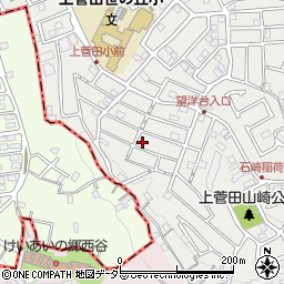 神奈川県横浜市保土ケ谷区上菅田町105-25周辺の地図