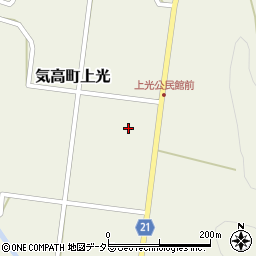 鳥取県鳥取市気高町上光488周辺の地図