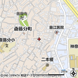 神奈川県横浜市神奈川区二本榎26-10周辺の地図