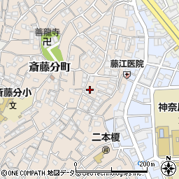 神奈川県横浜市神奈川区二本榎26-14周辺の地図
