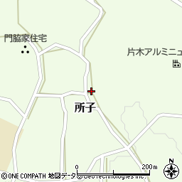鳥取県西伯郡大山町所子159周辺の地図