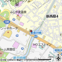 満北亭 富士吉田店周辺の地図