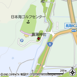 菖蒲神社周辺の地図