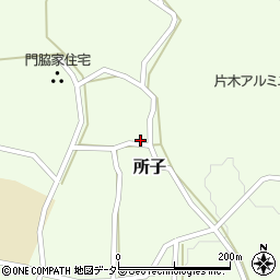 鳥取県西伯郡大山町所子384周辺の地図