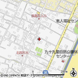 千葉県大網白里市四天木2832-24周辺の地図