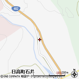 兵庫県豊岡市日高町石井422-2周辺の地図