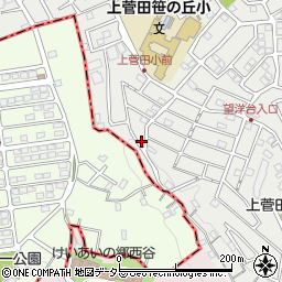 神奈川県横浜市保土ケ谷区上菅田町105-175周辺の地図