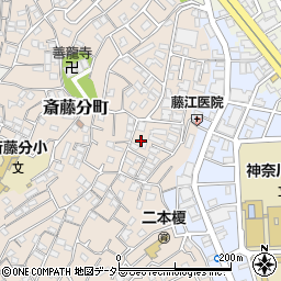 神奈川県横浜市神奈川区二本榎26-15周辺の地図