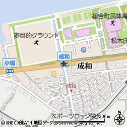 成和周辺の地図
