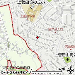 神奈川県横浜市保土ケ谷区上菅田町105-113周辺の地図