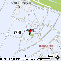 岐阜県関市戸田561周辺の地図