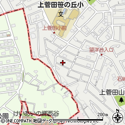 神奈川県横浜市保土ケ谷区上菅田町105-115周辺の地図