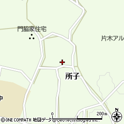 鳥取県西伯郡大山町所子382周辺の地図