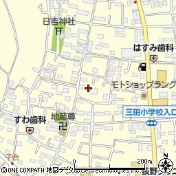 神奈川県厚木市下荻野503-4周辺の地図