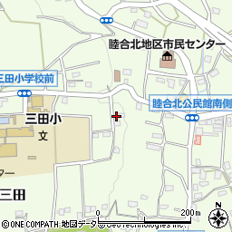 神奈川県厚木市三田458周辺の地図