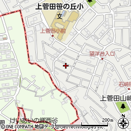 神奈川県横浜市保土ケ谷区上菅田町105-112周辺の地図